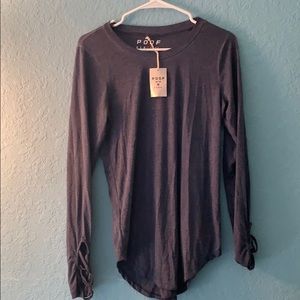 Poof New York Grayish blue Long Sleeve Tee M
